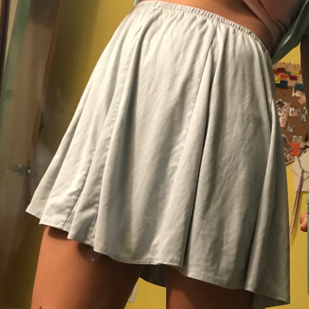 Soft blue brandy skirt